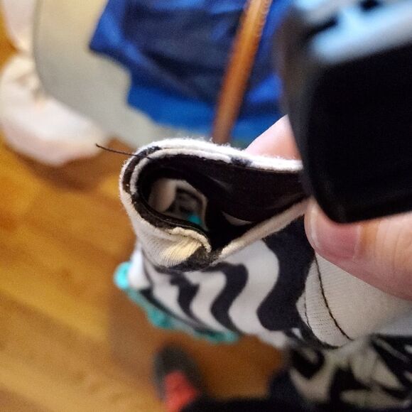 Sequin Hearts dress women's size small strapless mini chevron pattern - Picture 4 of 9